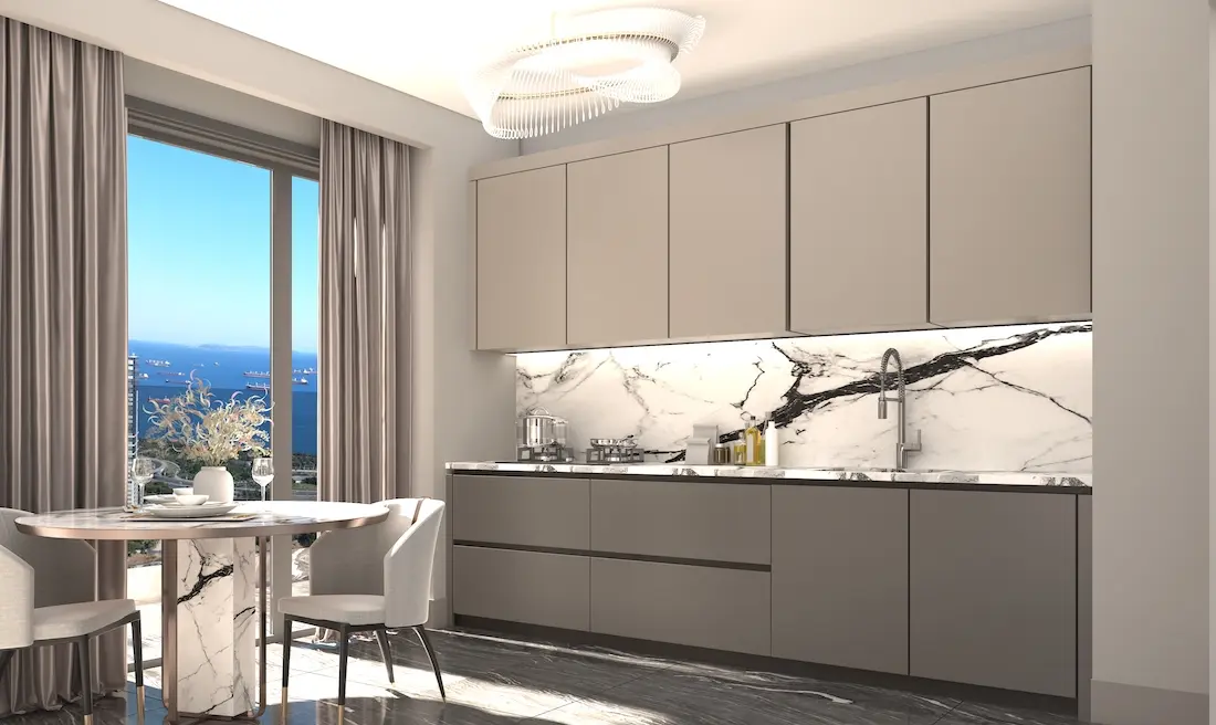 Fitted kitchen